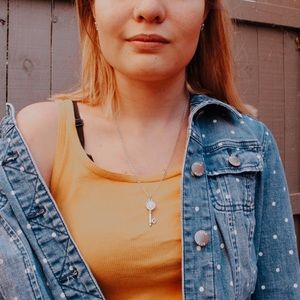 Polka Dot Jean Jacket